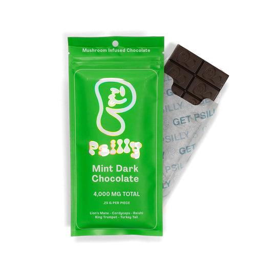 Dark Chocolate Mint Mushroom Bar (4000mg)